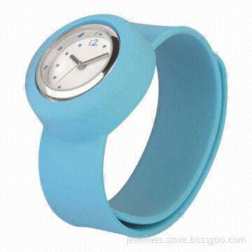 Silicone Slap Watches, Customized Accepted